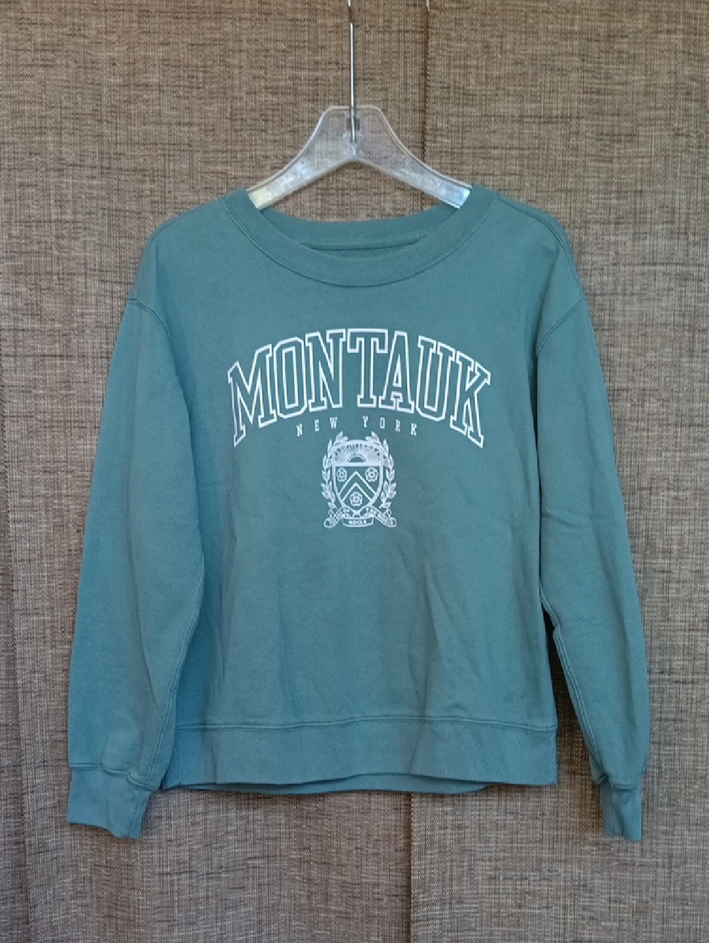 Abercrombie & Fitch Teal Montauk Crewneck Sweatshirt
